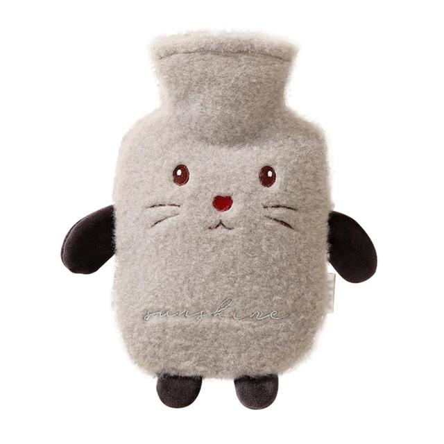 Peluche Bouillotte Chat - Made in France - Gris - Kiabi - 17.43€